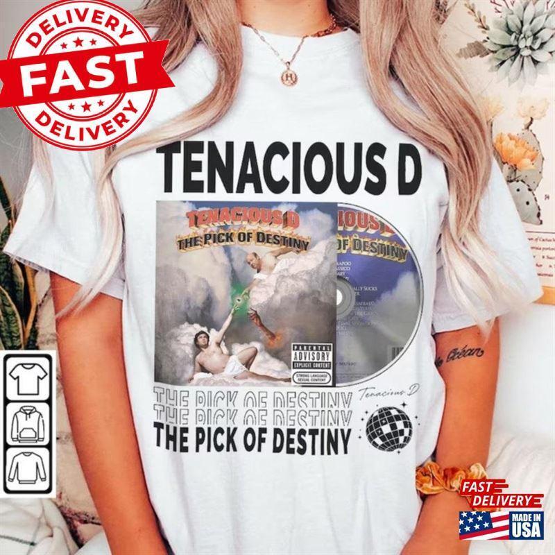 Tenacious D Music Shirt Album V1 The Pick Of Destiny Tickets Tee